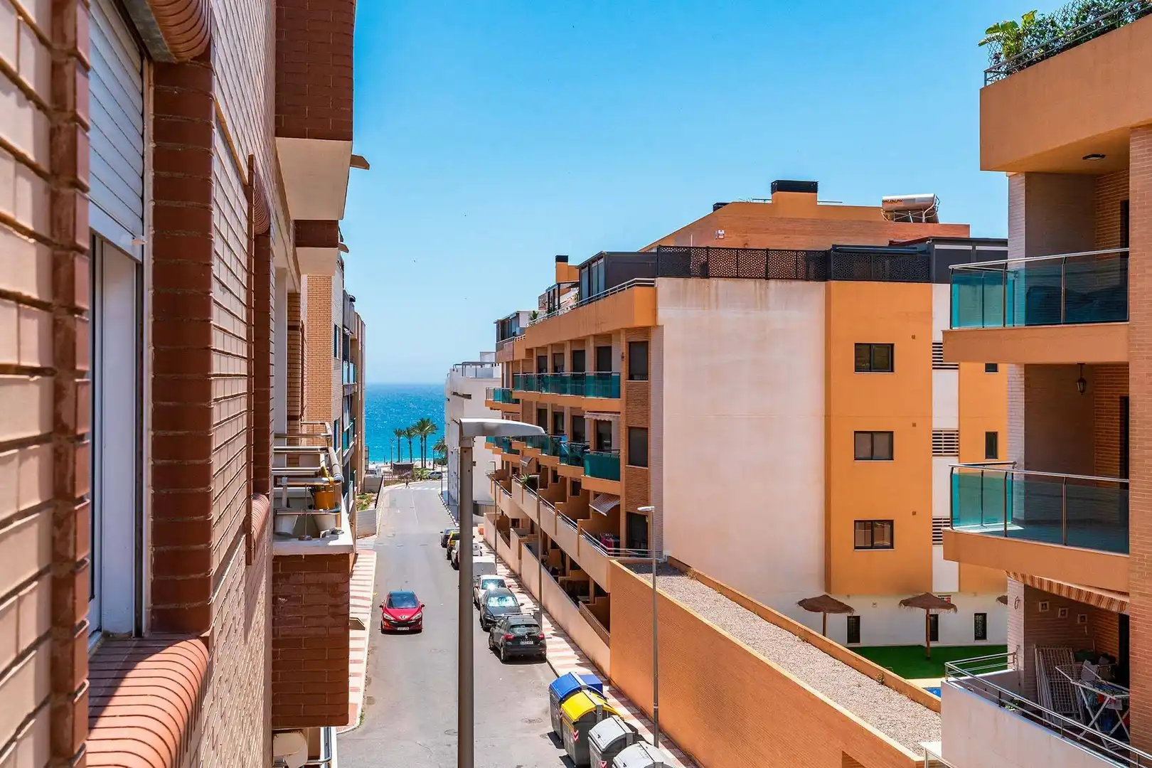 Exterior view of Flat for rent in Roquetas de Mar  with Air Conditioner, Heating and Private garden