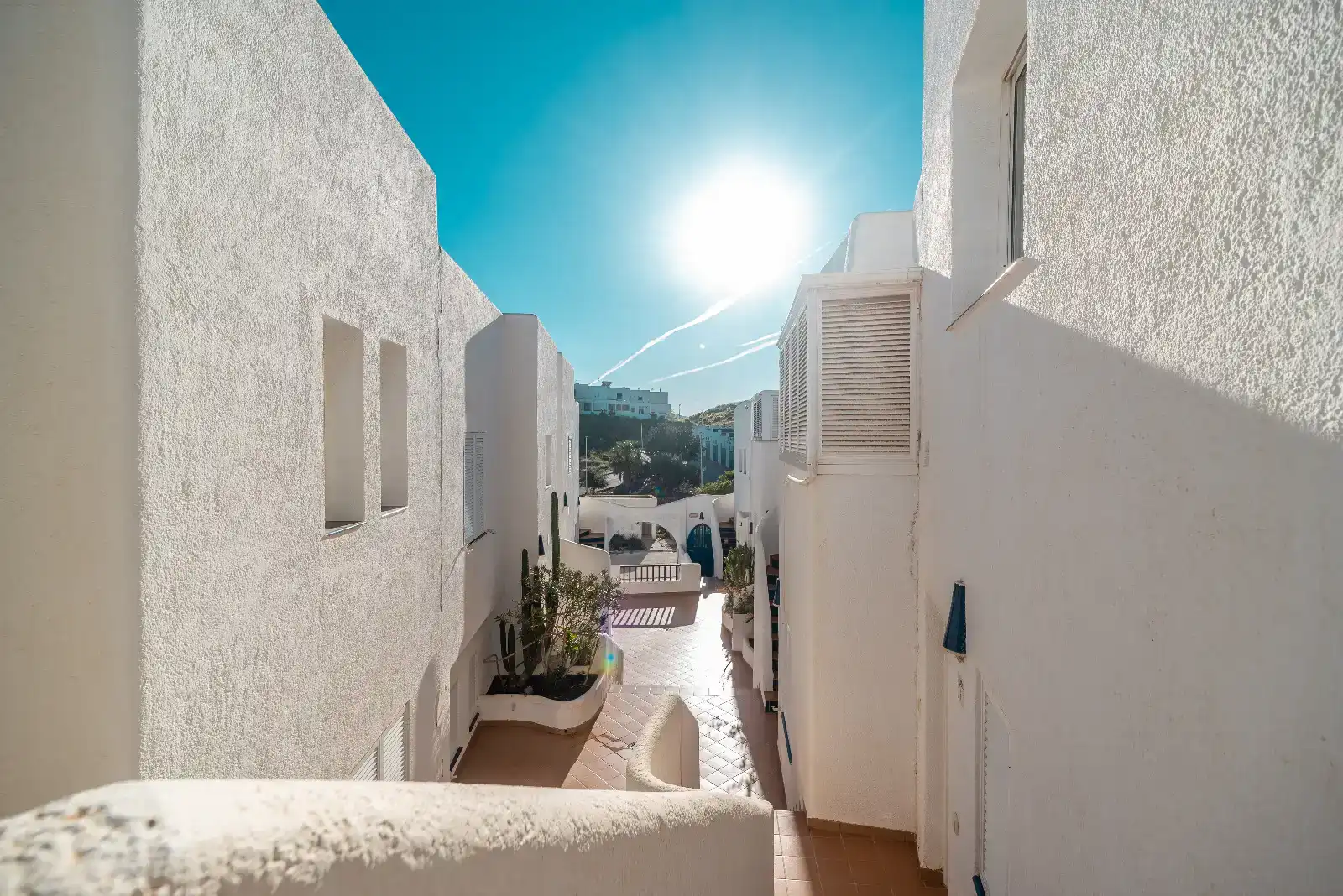 Außenansicht von Wohnung zur Miete in Níjar mit Klimaanlage, Privatgarten und Möbliert
