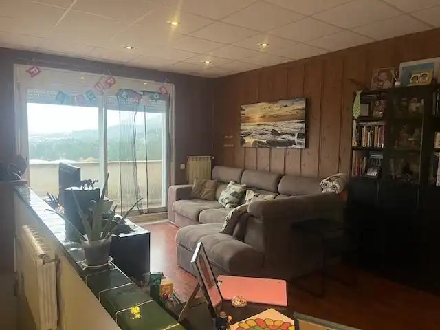Sala de estar de Casa o chalet en venta en Abrera con Aire acondicionado, Jardín privado y Parquet