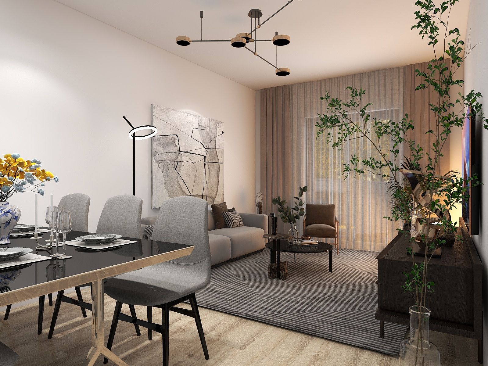 Living room of Flat for sale in  Sevilla Capital  with Air Conditioner, Heating and Balcony