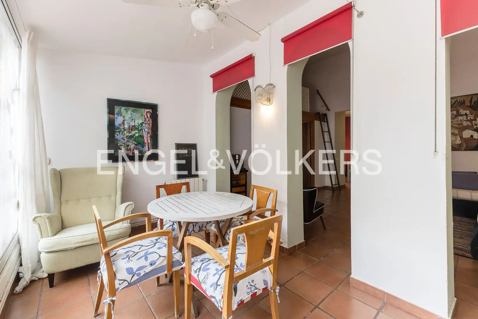 Dining room of Houses for sale in Barcelona  with Heating, Terrace and Storage room