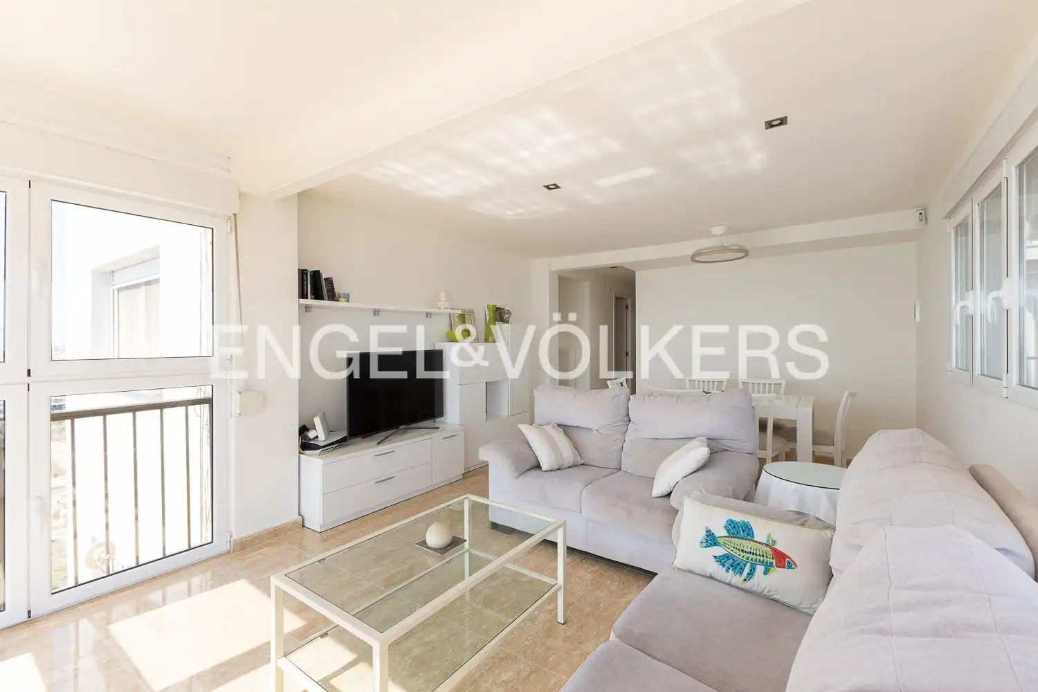 Living room of Flat for rent in El Puig de Santa Maria  with Heating, Terrace and Swimming Pool