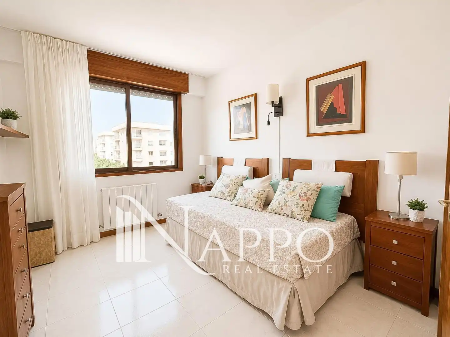 Bedroom of Flat for rent in  Palma de Mallorca  with Air Conditioner, Heating and Terrace