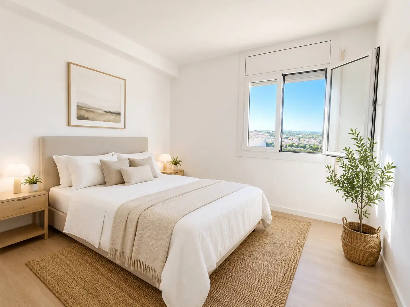 Bedroom of Flat for sale in Torredembarra  with Air Conditioner, Heating and Parquet flooring