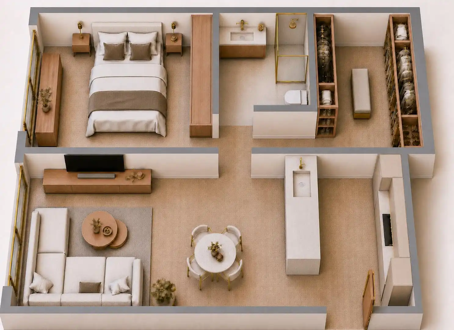 Habitación de Piso en venta en Cádiz