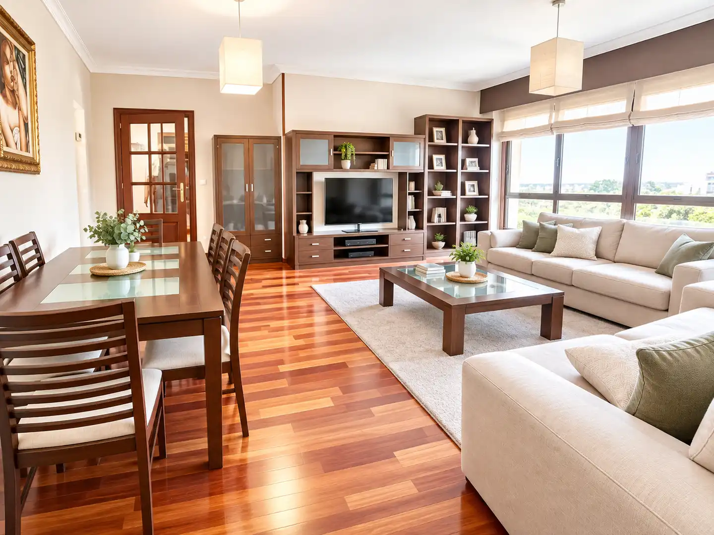 Sala de estar de Piso de alquiler en Vigo  con Amueblado