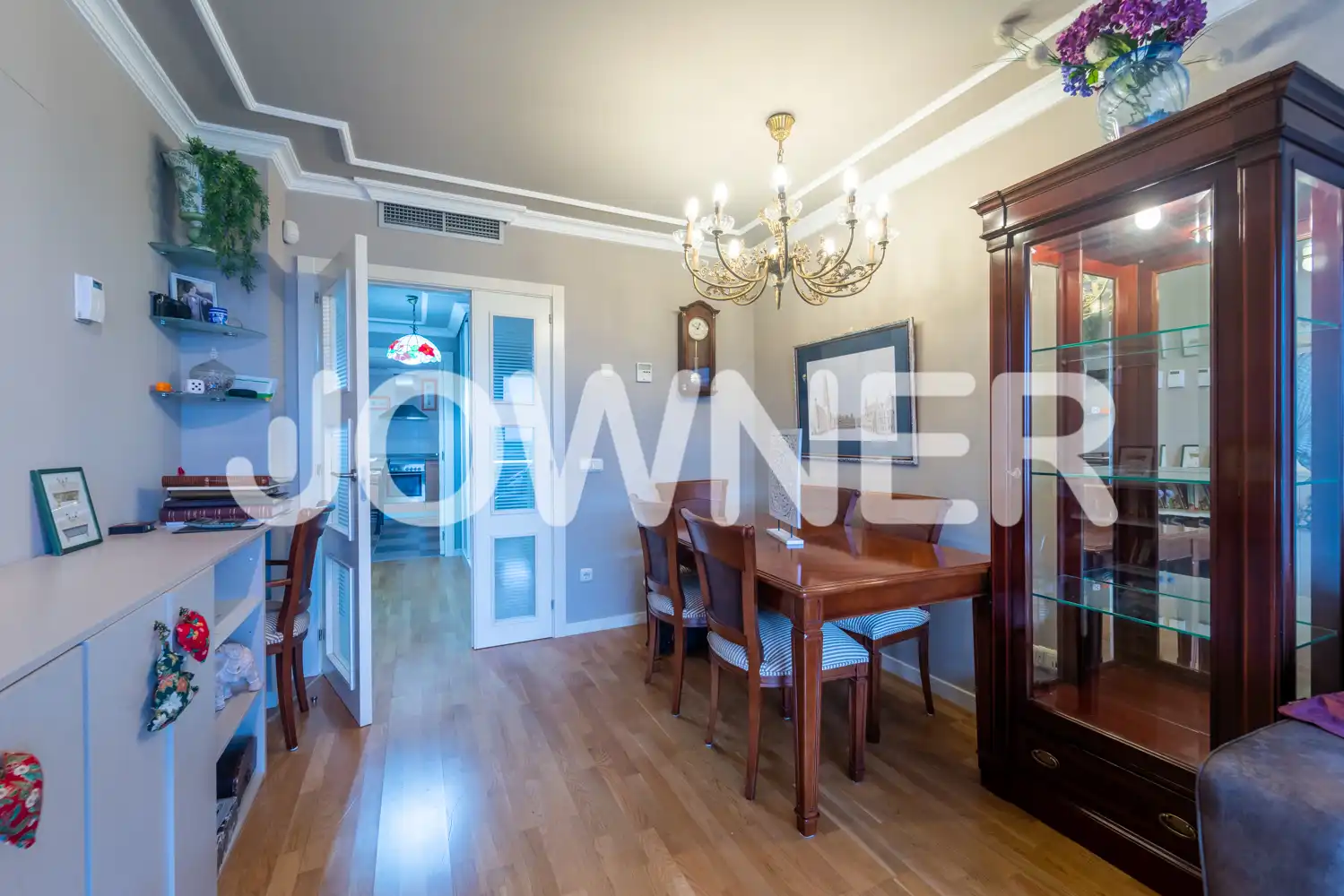 Dining room of Flat for rent in Madrid  with Air Conditioner, Heating and Terrace