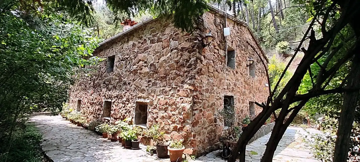 Vista exterior de Finca rústica en venta en Arbúcies con Jardín privado, Terraza y Amueblado