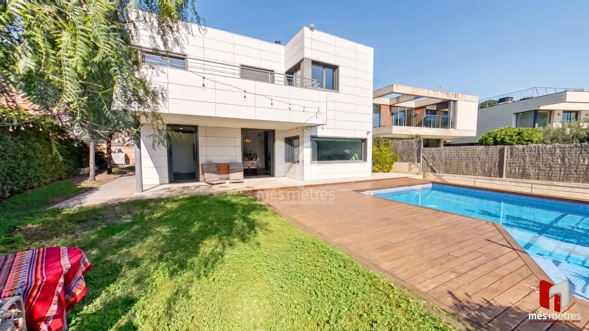 Vista exterior de Casa o chalet en venta en Teià con Aire acondicionado, Calefacción y Jardín privado