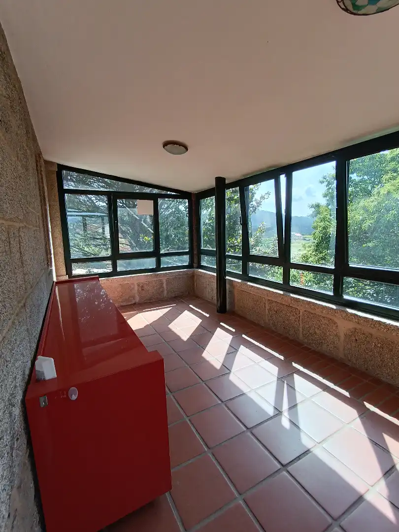 Terrassa de Casa o xalet en venda en Soutomaior amb Calefacció, Jardí privat i Terrassa