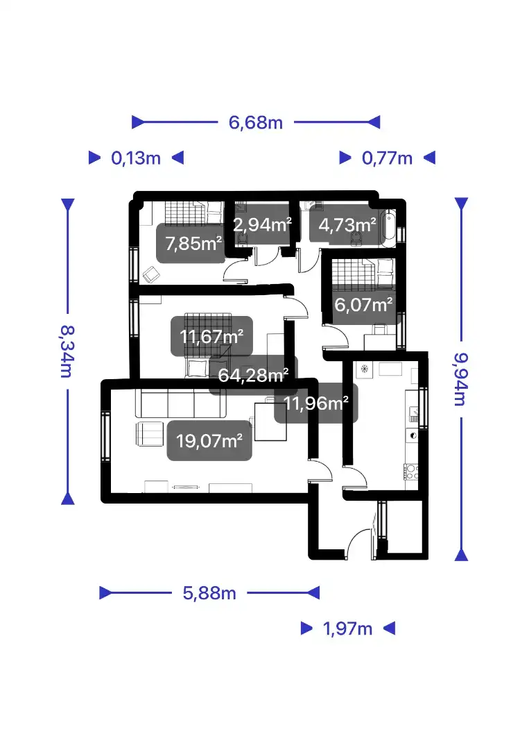 Wohnung mit Terrasse zum Verkauf in Calle Río Coa, imagen 36