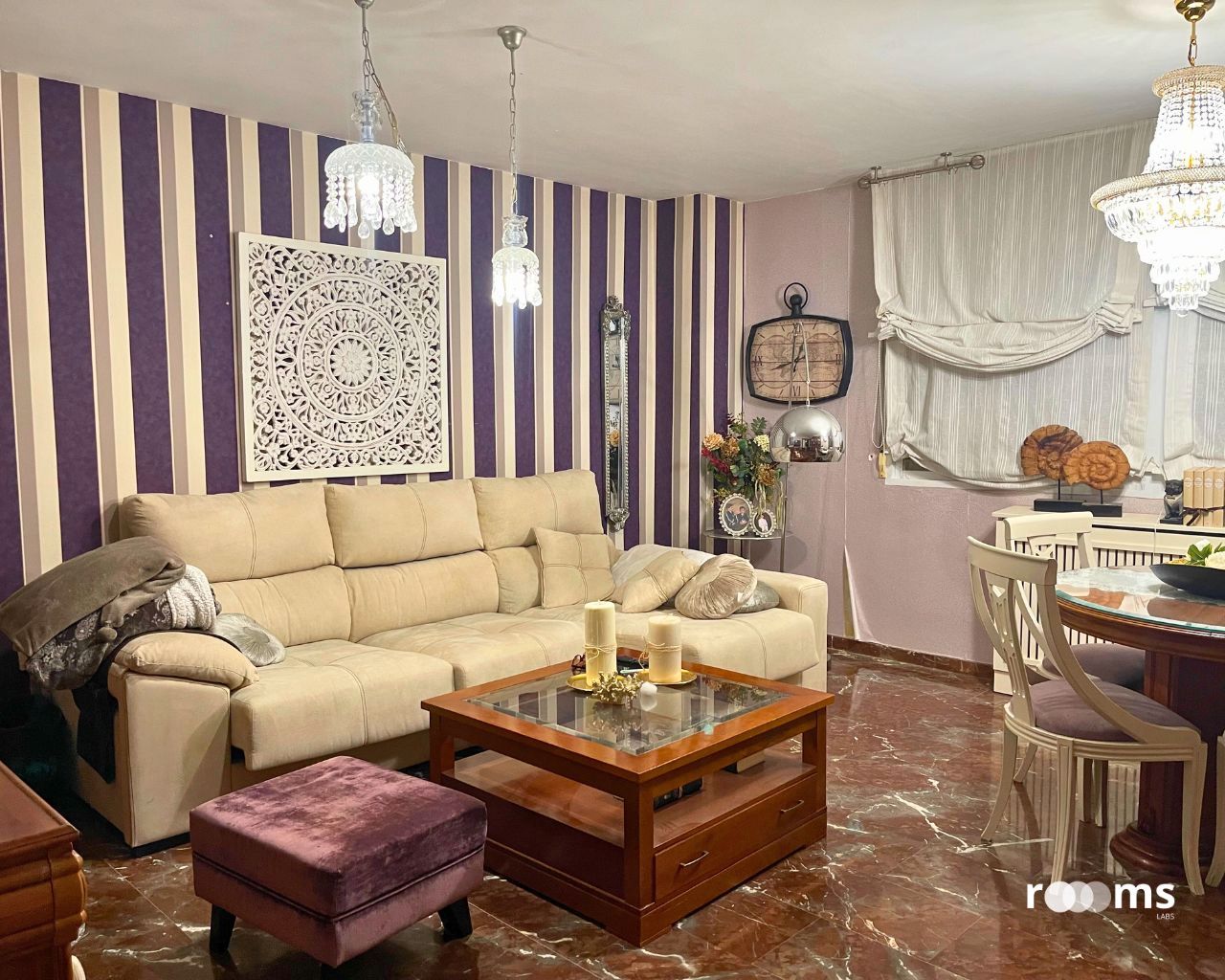 Living room of Flat for sale in  Jaén Capital  with Air Conditioner, Heating and Private garden