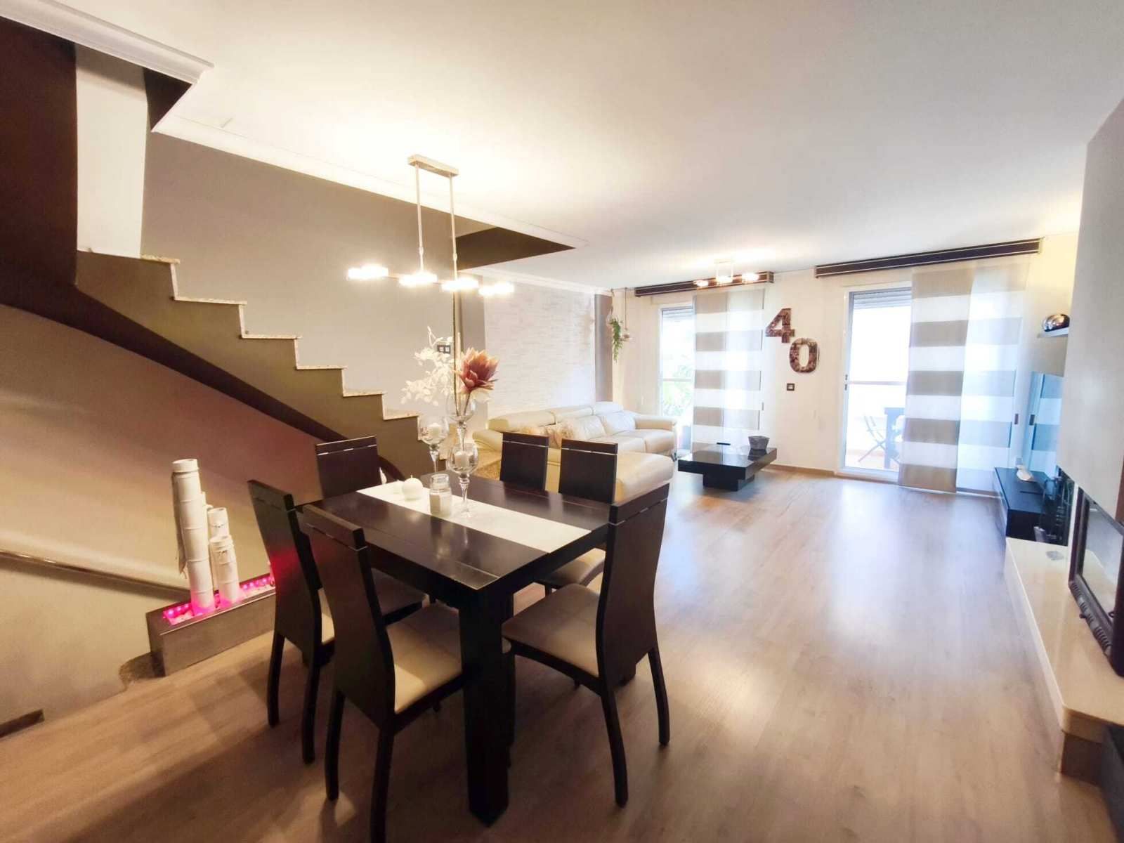 Dining room of Single-family semi-detached for sale in Favara  with Air Conditioner, Terrace and Furnished