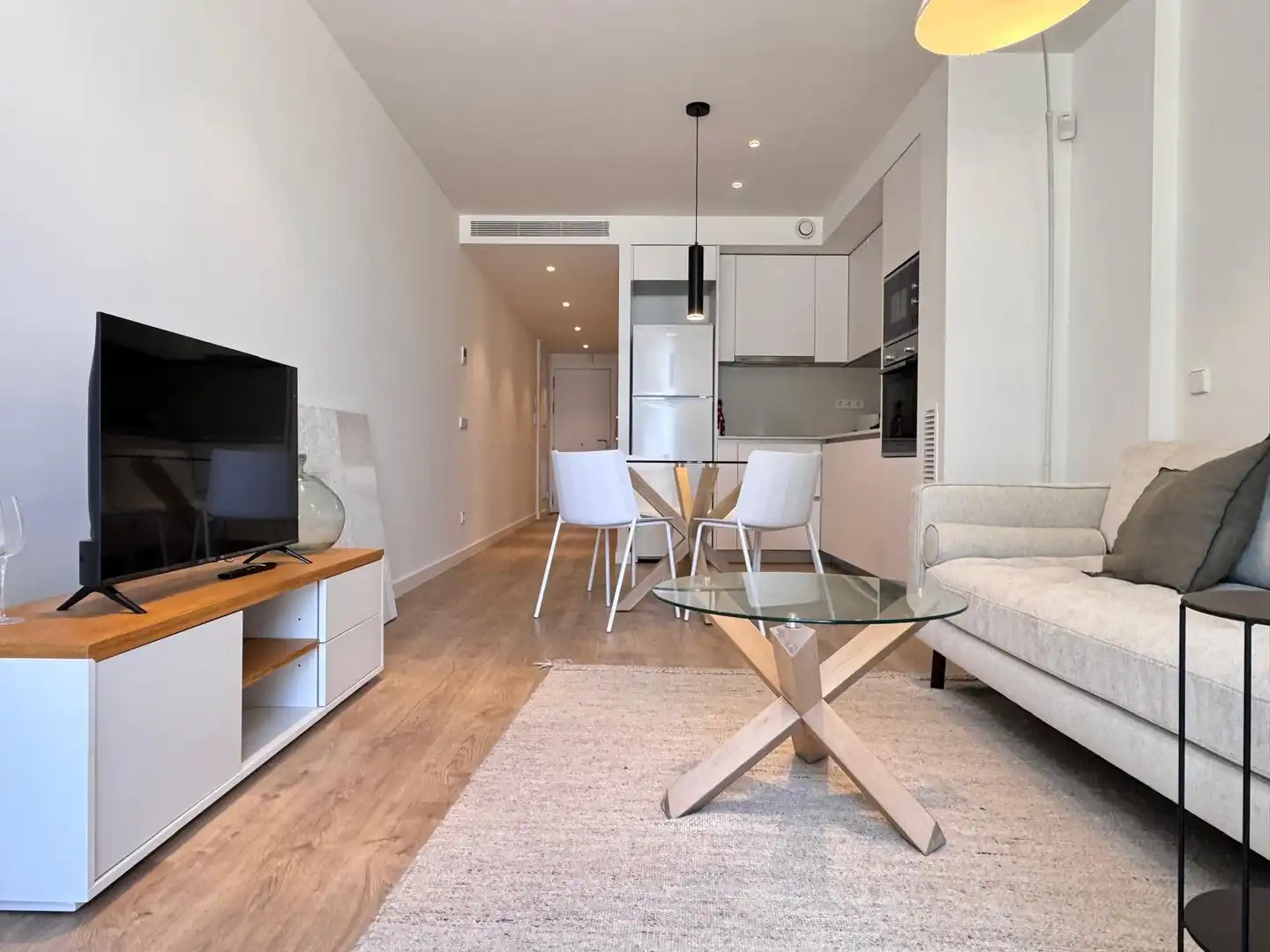Sala d'estar de Planta baixa en venda en L'Escala amb Aire condicionat, Calefacció i Terrassa