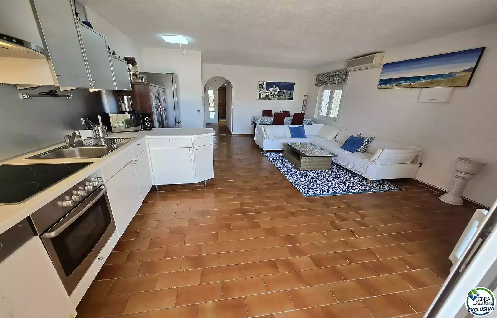 Cocina de Piso en venta en Empuriabrava con Aire acondicionado, Jardín privado y Amueblado