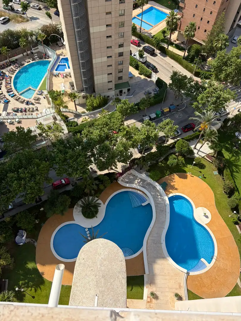 Schwimmbecken von Wohnungen zur Miete in Benidorm mit Klimaanlage, Möbliert und Ofen