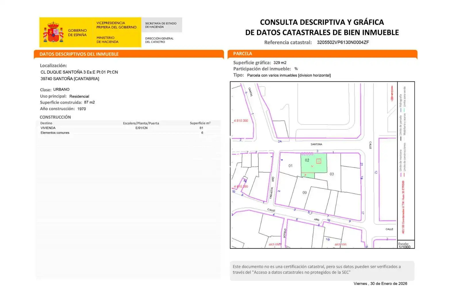 Vista exterior de Piso en venta en Santoña