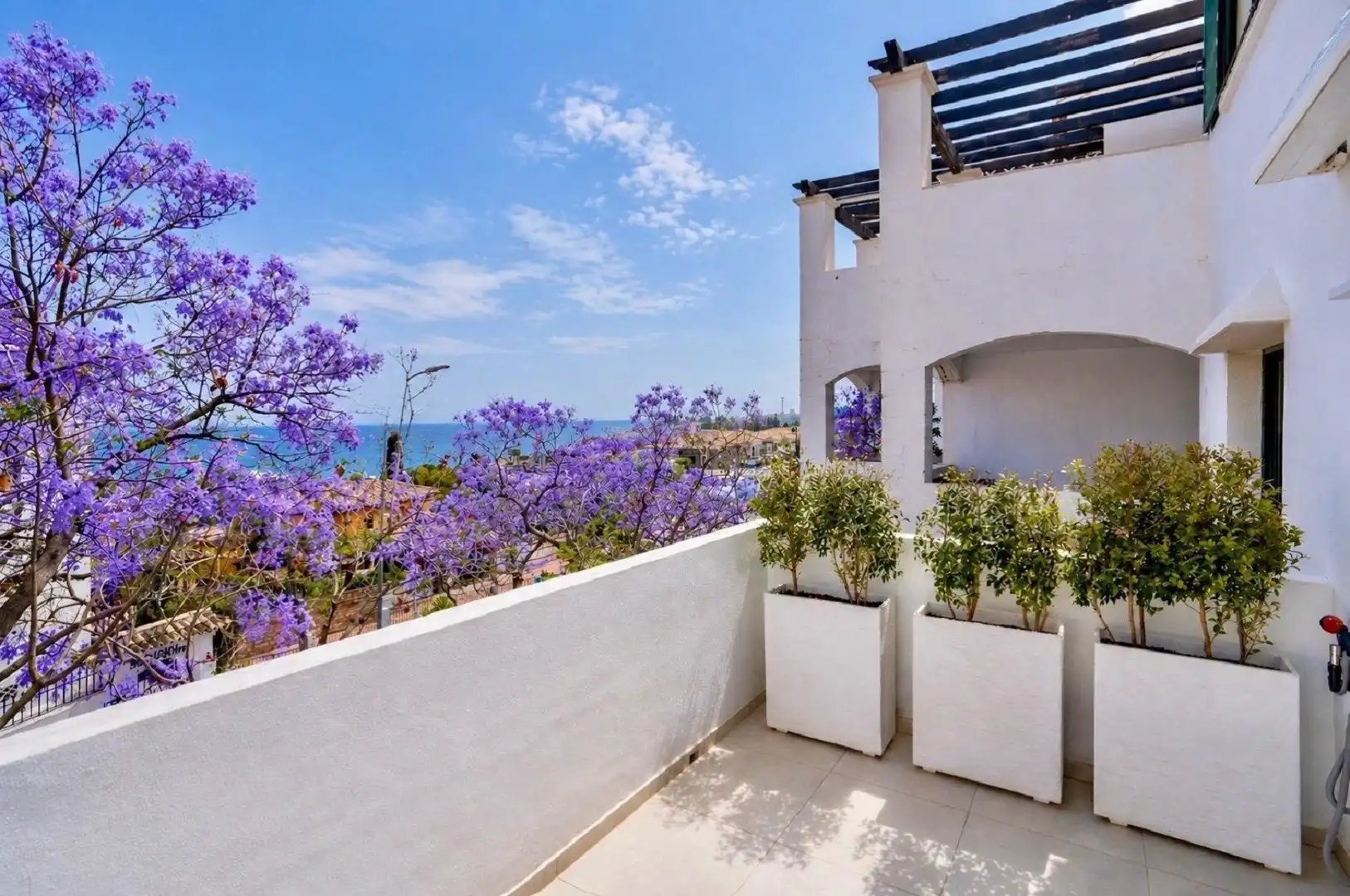 Terrace of Flat for sale in Benalmádena  with Air Conditioner, Terrace and Storage room