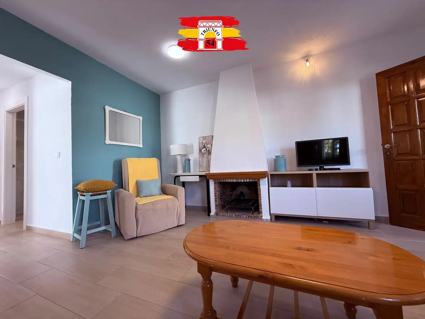 Sala de estar de Planta baja en venta en Pilar de la Horadada con Aire acondicionado, Jardín privado y Terraza