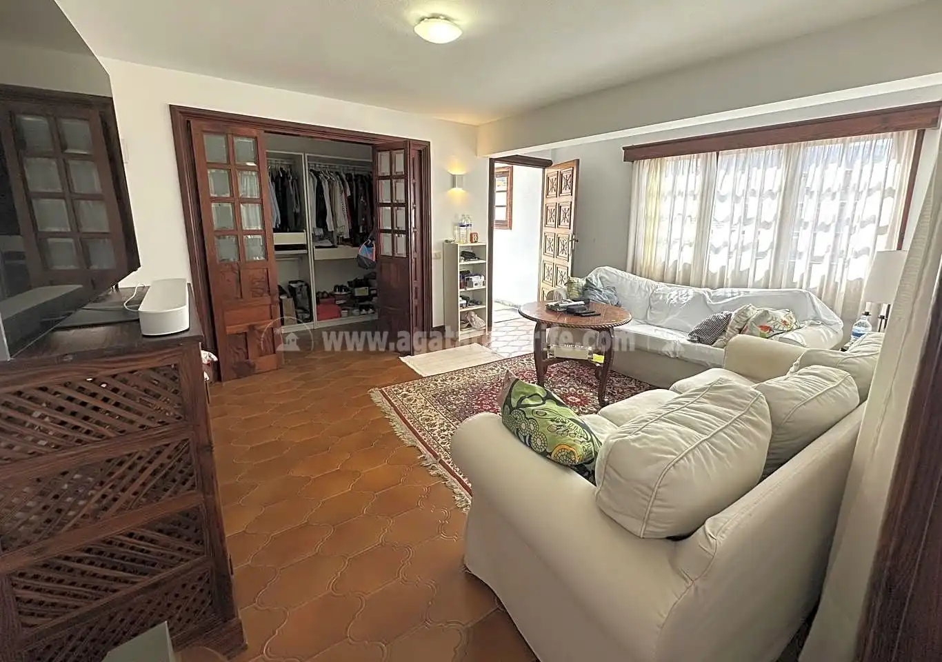 Sala de estar de Casa o chalet en venta en Los Silos con Aire acondicionado, Jardín privado y Terraza