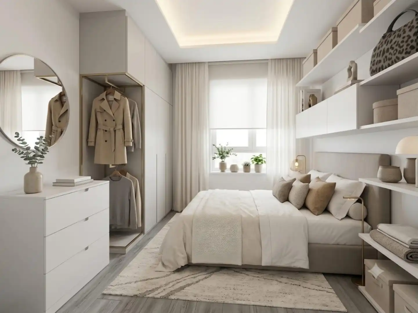 Bedroom of Flat for sale in Málaga  with Air Conditioner, Terrace and Storage room