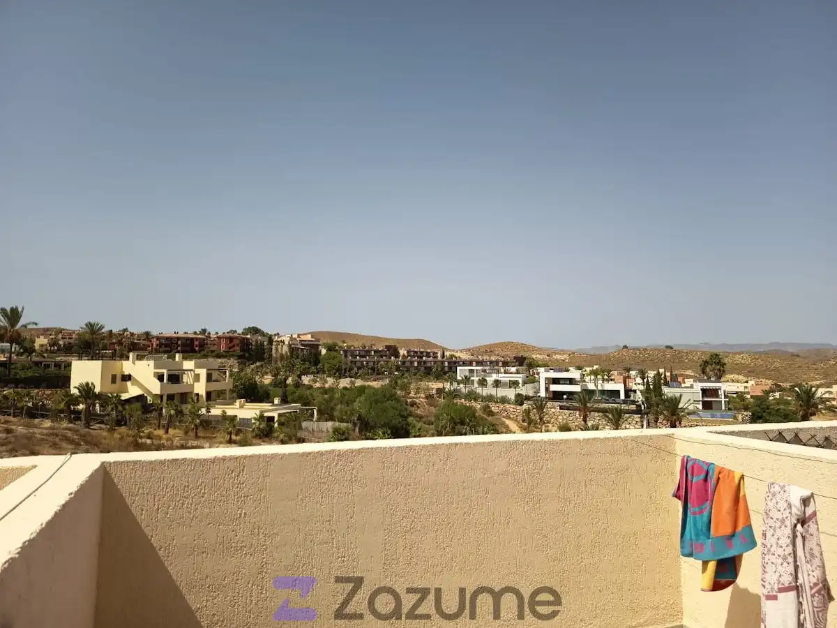 Terrasse von Haus oder Chalet zur Miete in Vera mit Klimaanlage, Heizung und Privatgarten