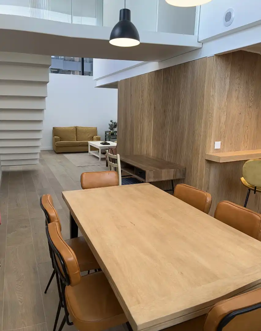 Esszimmer von Loft zum Verkauf in  Pamplona / Iruña mit Heizung und Möbliert