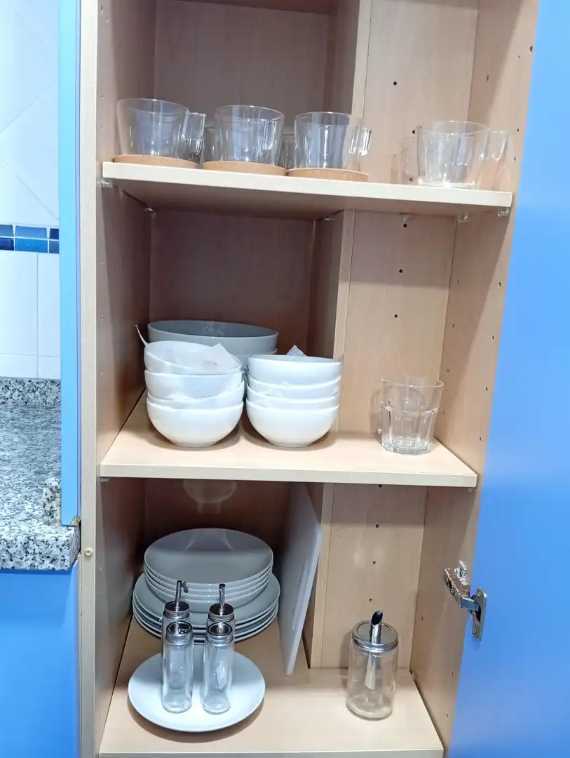 Küche von Wohnung zur Miete in Sevilla mit Klimaanlage, Terrasse und Möbliert