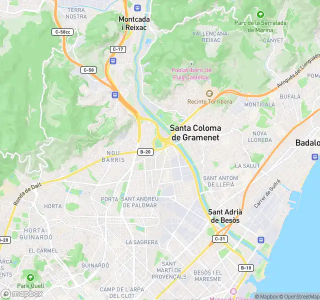 Vista exterior de Piso en venta en Barcelona