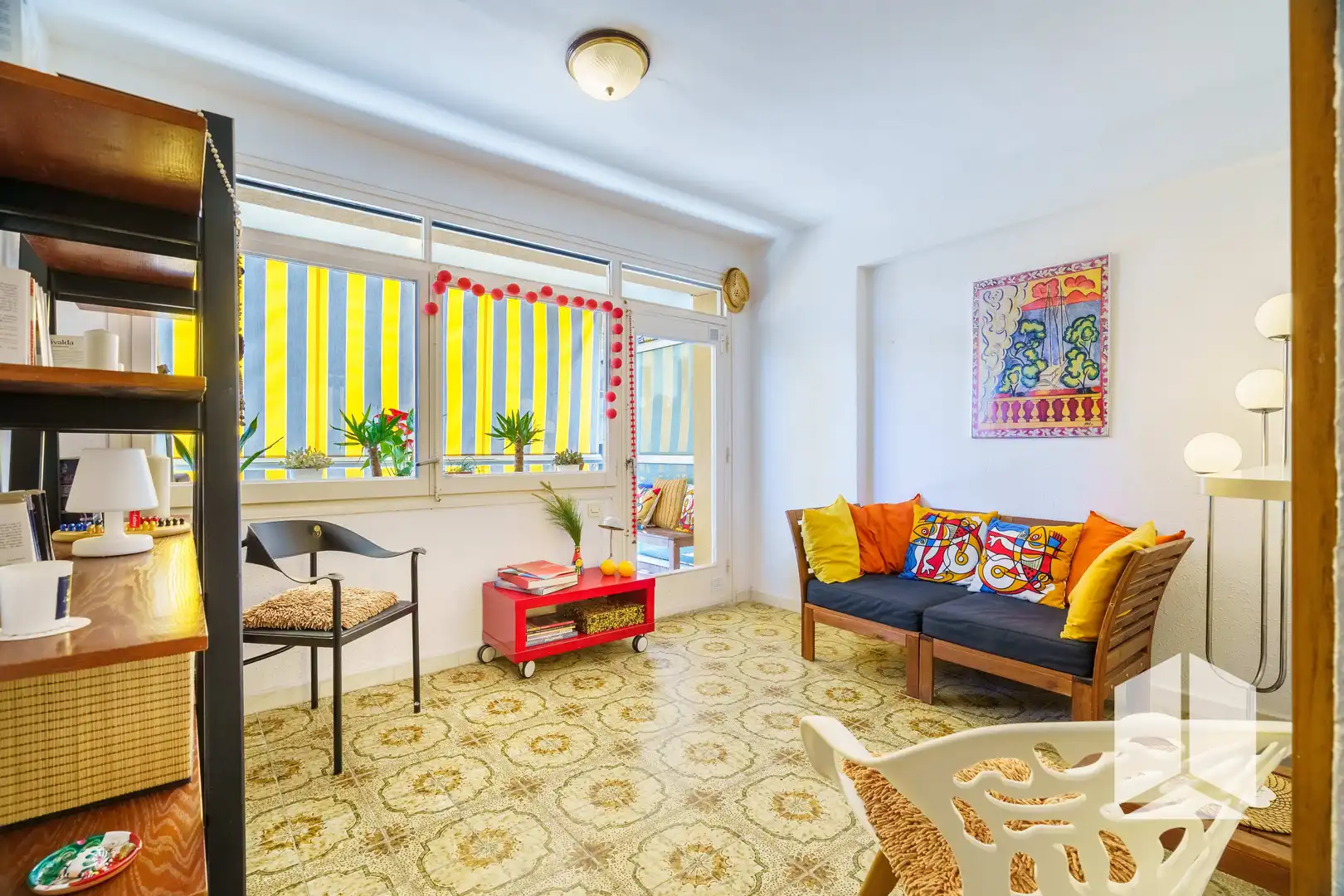 Sala de estar de Ático en venta en Castelldefels con Terraza y Balcón