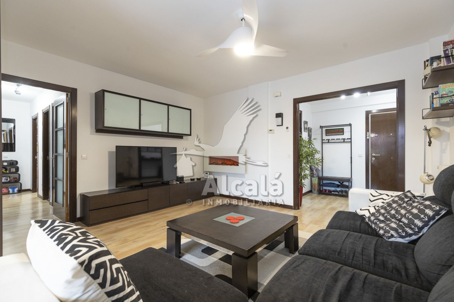 Sala de estar de Piso en venta en Alcalá de Henares con Calefacción, Jardín privado y Terraza