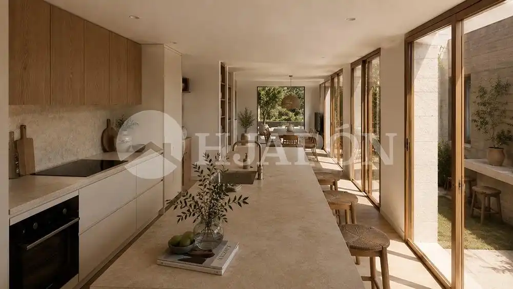 Sala d'estar de Casa o xalet en venda en Alella amb Jardí privat, Terrassa i Piscina