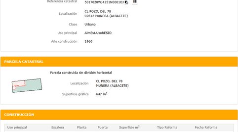 Solar en pleno centro de Munera – 647 m² – Da a dos calles, imatge 3