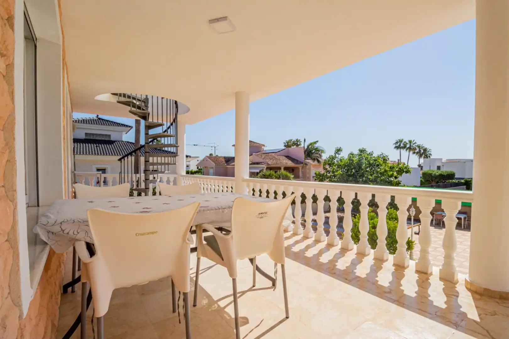 Terraza de Casa o chalet en venta en L'Alfàs del Pi con Aire acondicionado, Calefacción y Jardín privado