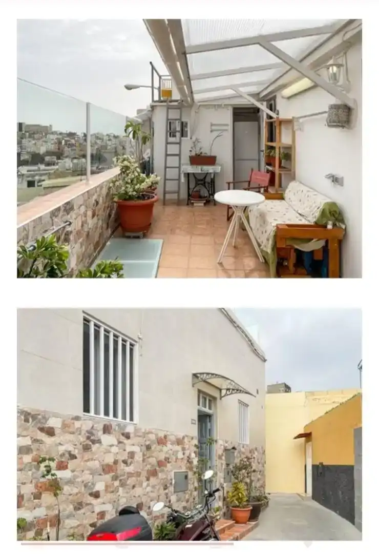 Terrassa de Casa o xalet en venda en Las Palmas de Gran Canaria amb Moblat, Rentadora i Balcó
