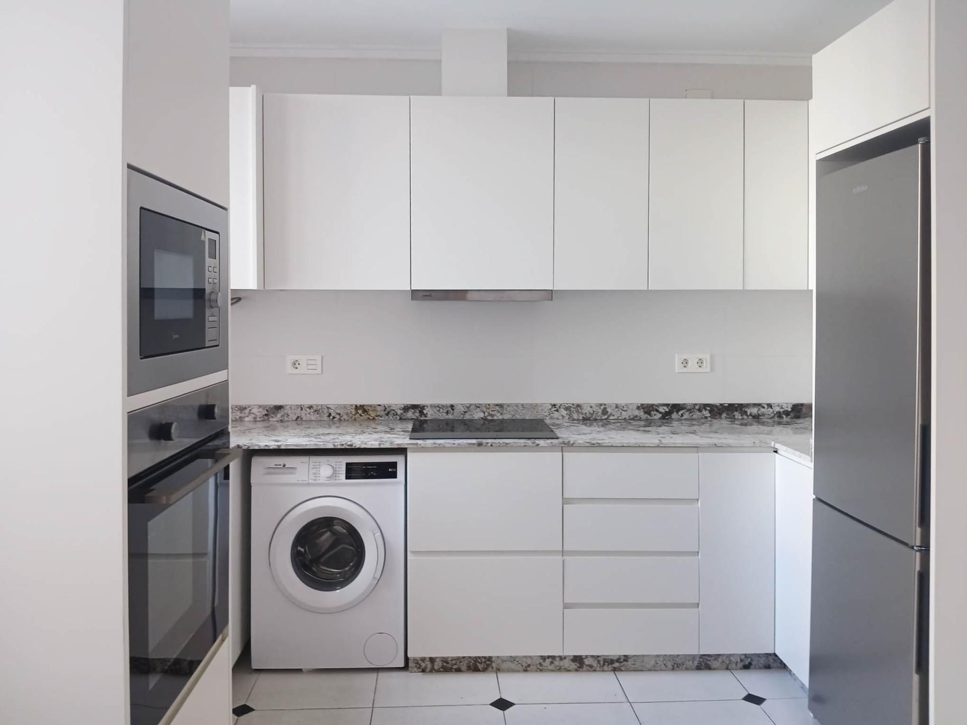 Kitchen of Flat to rent in  Valencia Capital  with Balcony
