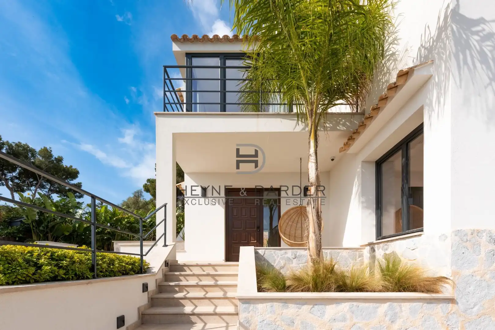 Vista exterior de Casa o chalet en venta en Calvià con Aire acondicionado, Jardín privado y Piscina