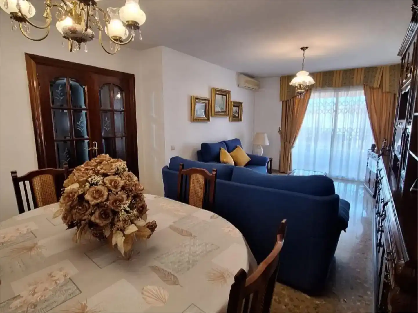 Wohnzimmer von Wohnung zum Verkauf in Málaga Capital mit Klimaanlage und Balkon