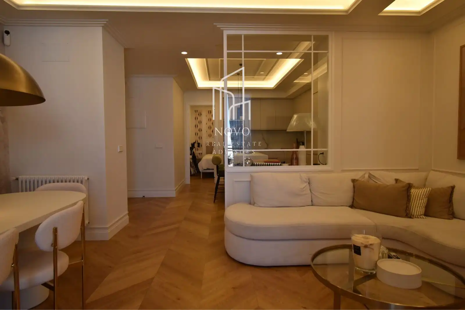 Sala d'estar de Pis de lloguer en Madrid amb Aire condicionat, Calefacció i Terrassa