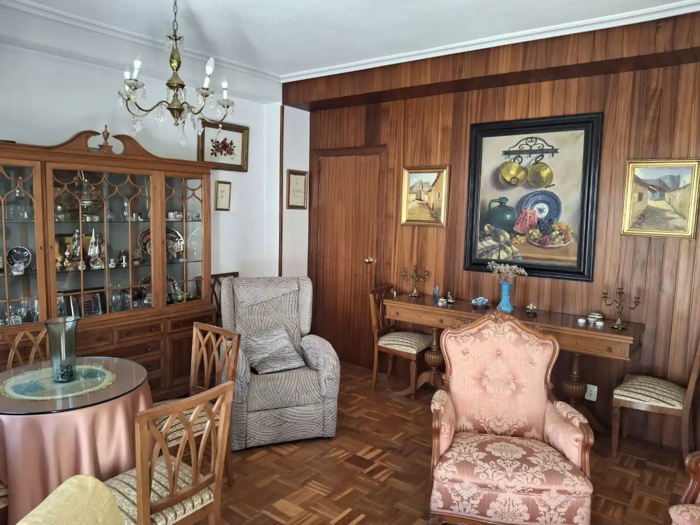 Living room of Flat for sale in  Murcia Capital  with Air Conditioner, Terrace and Balcony