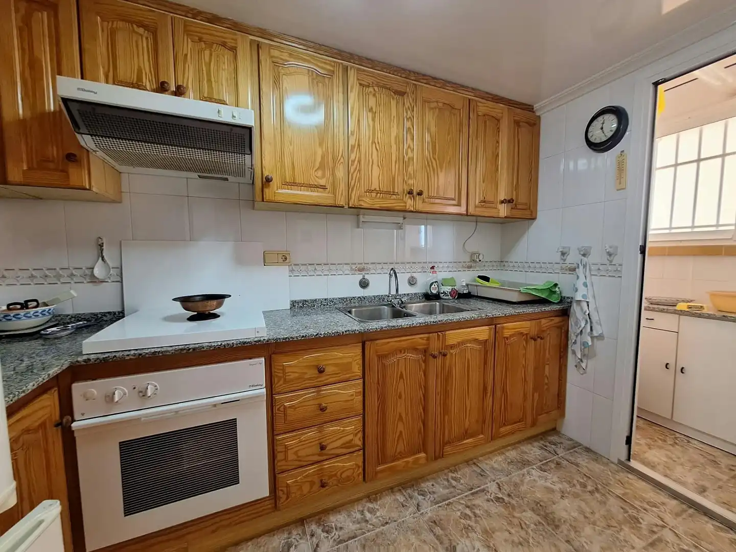Cocina de Apartamento en venta en Tavernes de la Valldigna con Piscina comunitaria