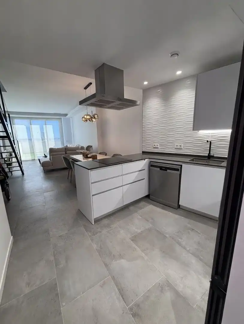 Kitchen of Apartments for rent in Villajoyosa / La Vila Joiosa  with Air Conditioner, Heating and Terrace
