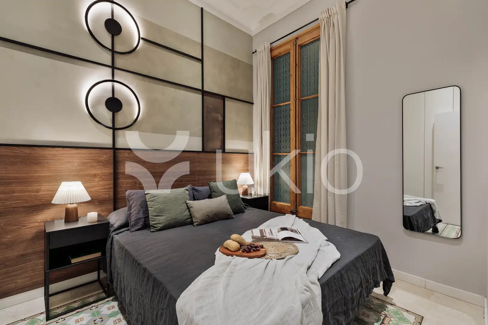 Habitación de Apartamento de alquiler en Barcelona con Aire acondicionado, Calefacción y Amueblado
