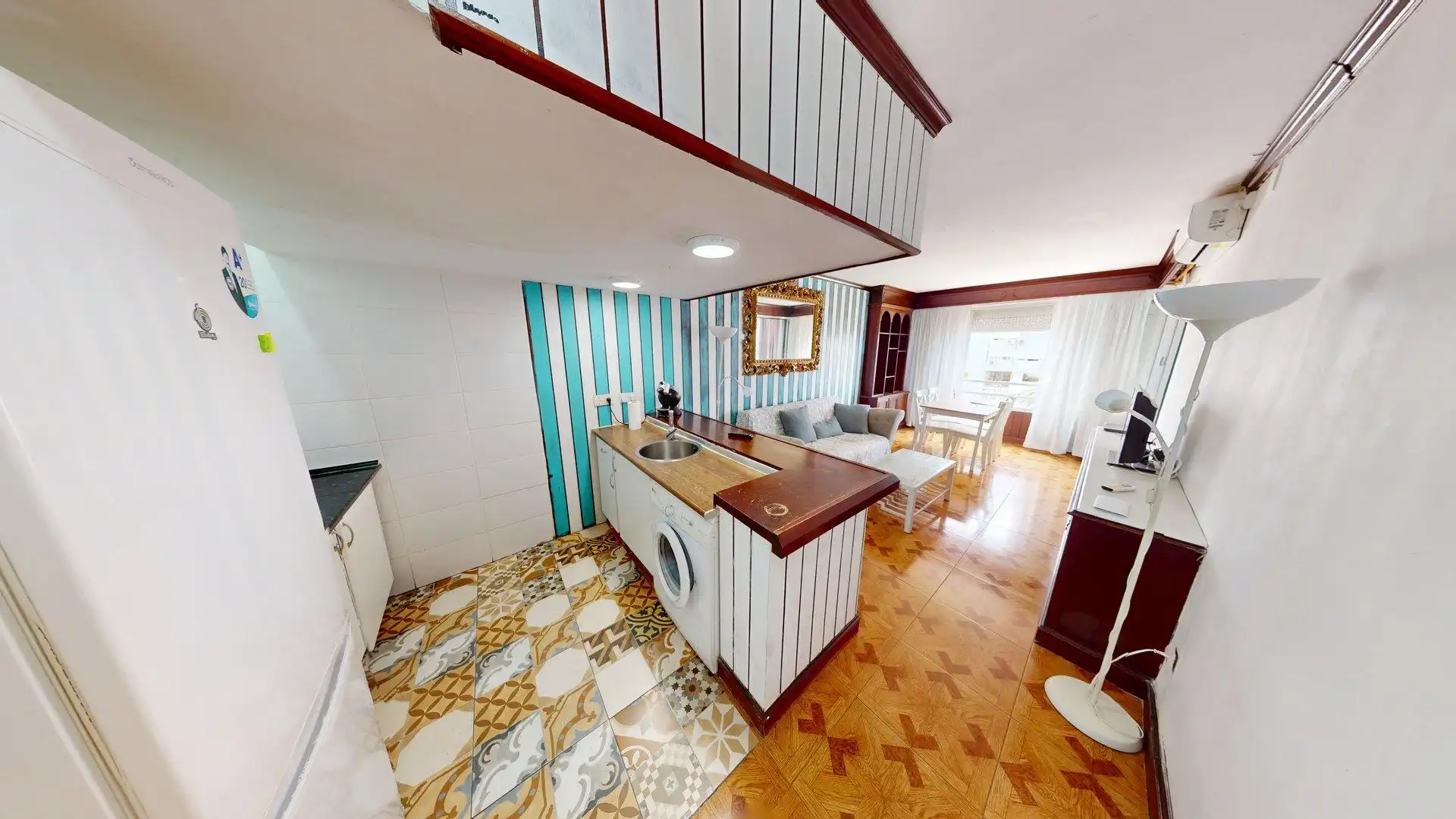Kitchen of Flat for sale in Benalmádena  with Air Conditioner, Heating and Private garden