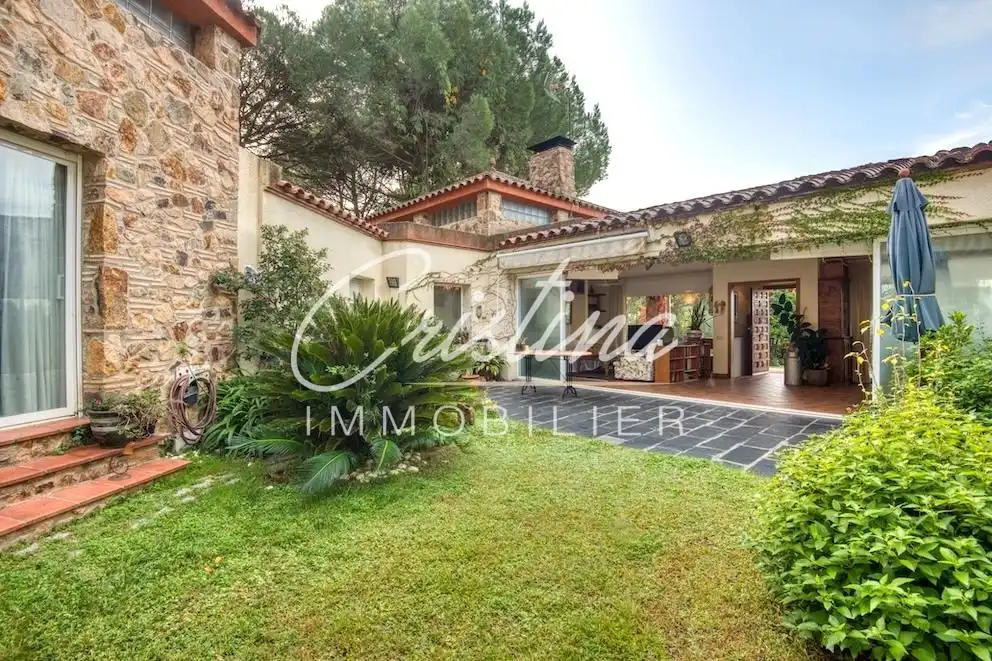 Vista exterior de Casa o chalet en venta en Santa Cristina d'Aro con Calefacción, Jardín privado y Terraza