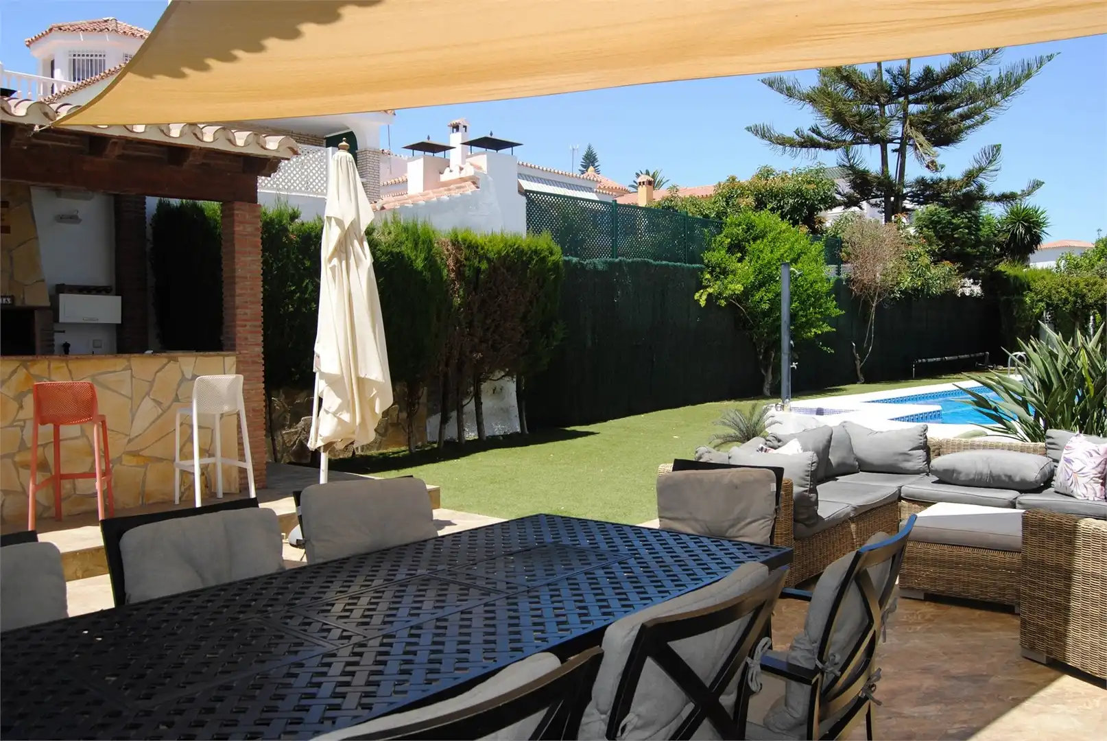 Terraza de Casa o chalet en venta en Vélez-Málaga con Aire acondicionado, Jardín privado y Terraza