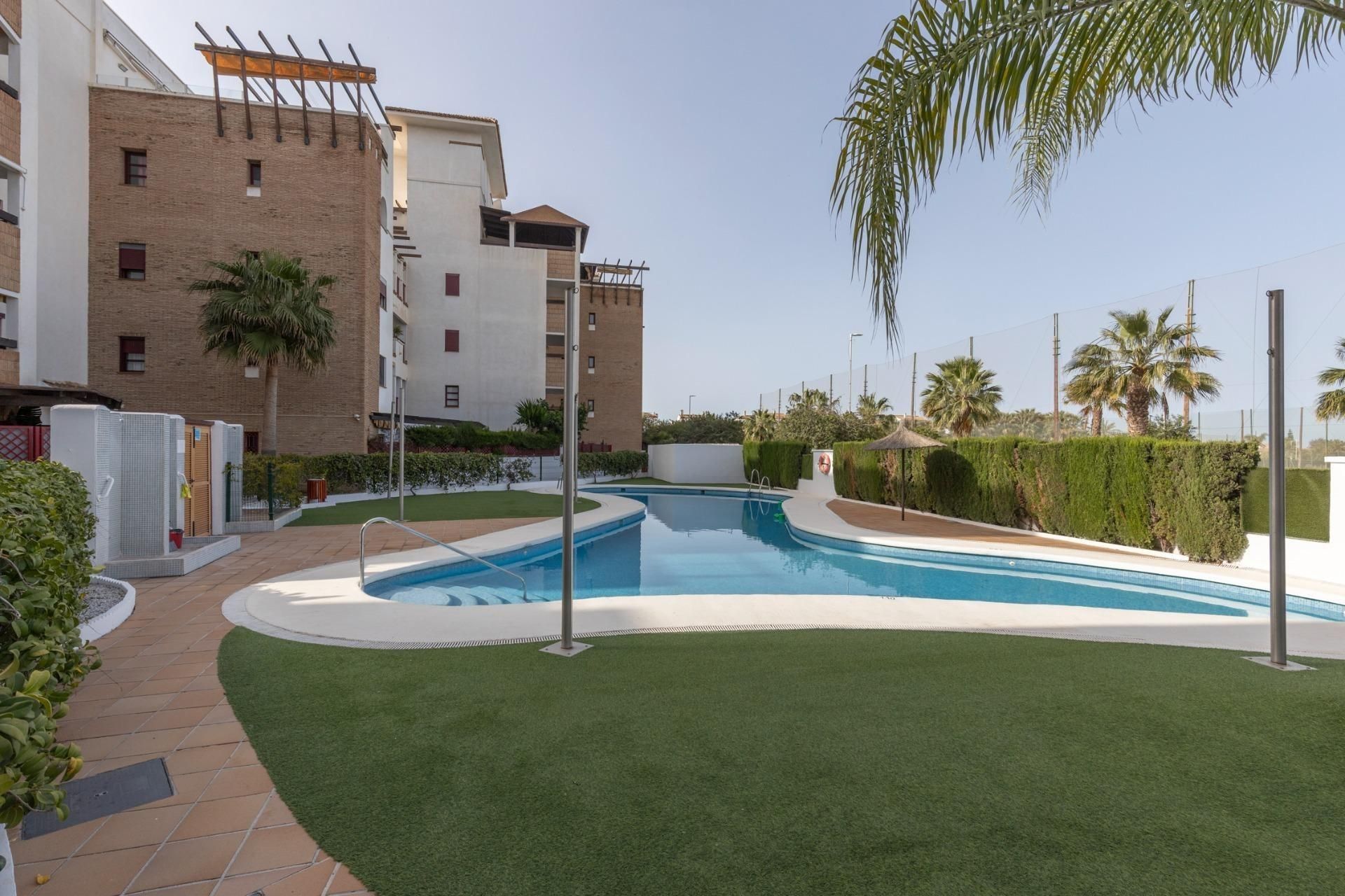 Swimming pool of Attic to rent in Motril  with Air Conditioner, Heating and Private garden
