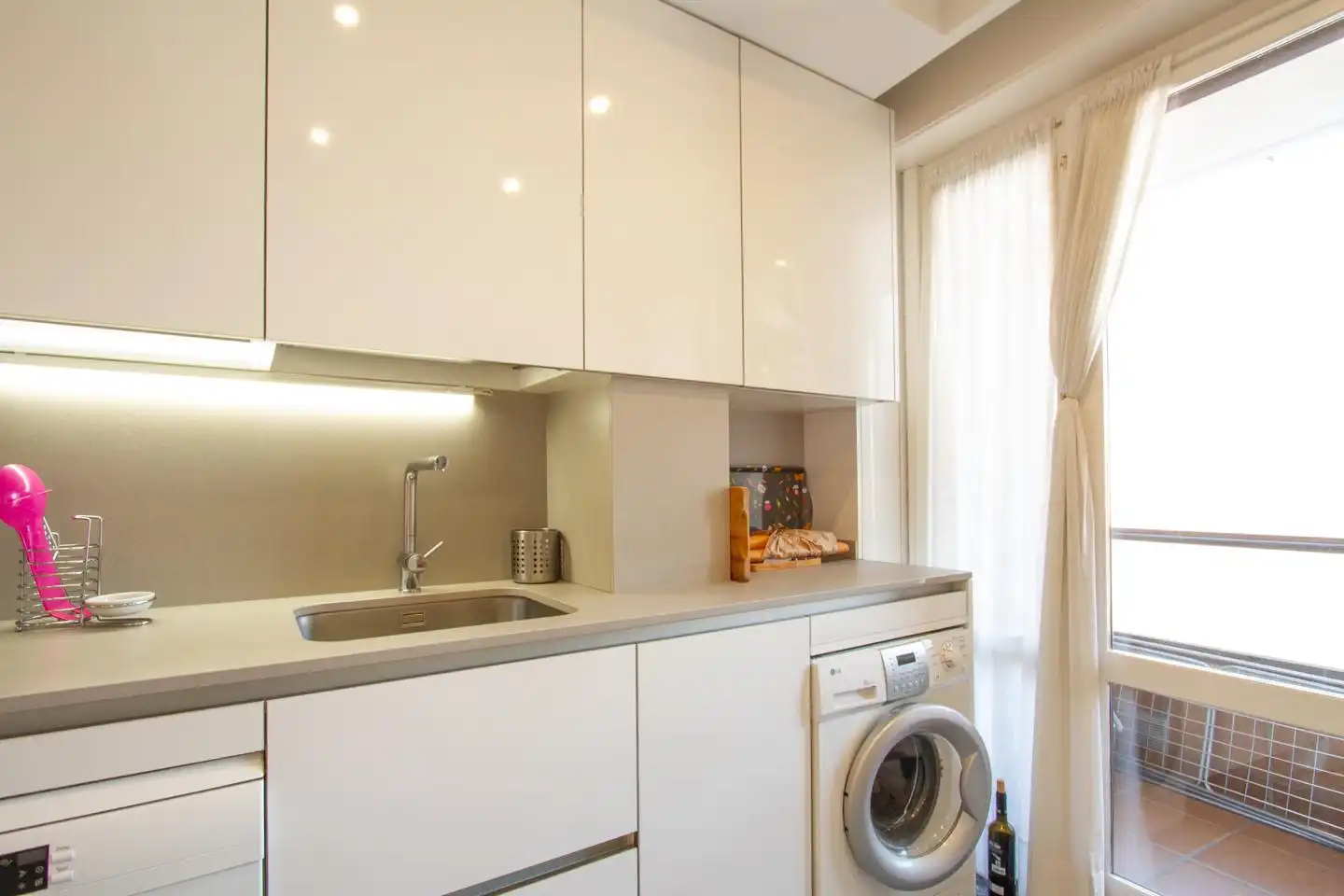 Küche von Maisonette zum Verkauf in Villava / Atarrabia mit Klimaanlage, Heizung und Terrasse