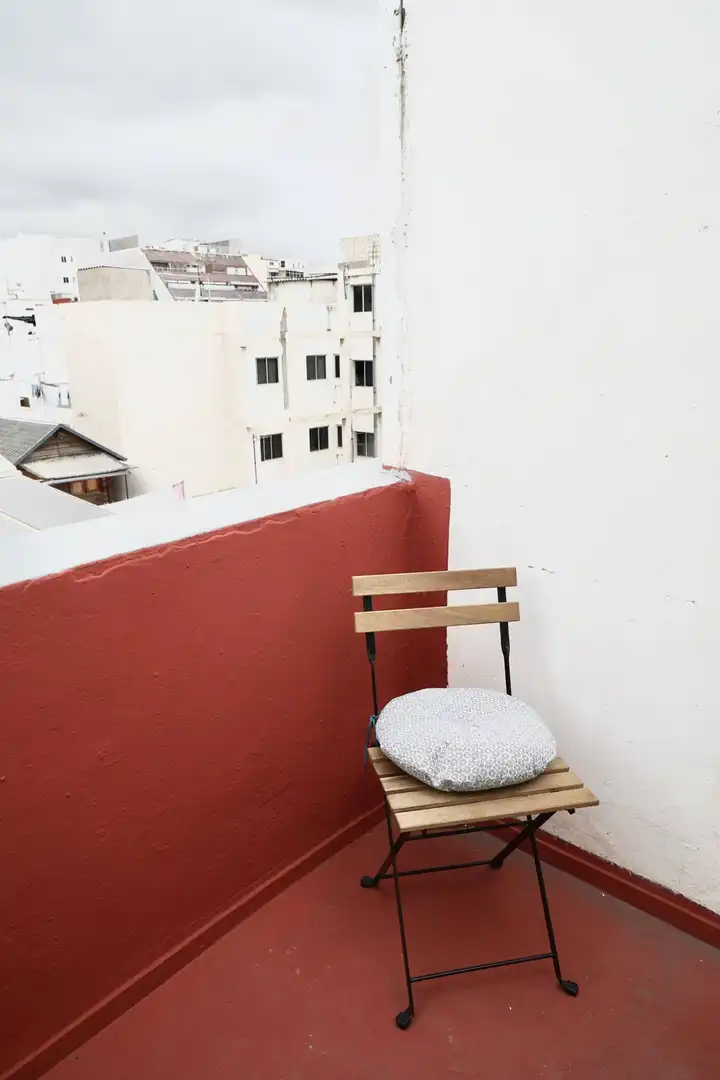 Balcony of Attic for rent in Las Palmas de Gran Canaria  with Terrace and Furnished