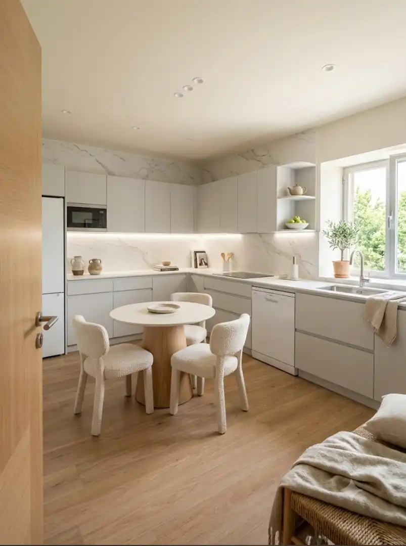 Cocina de Casa adosada en venta en Melgar de Fernamental con Calefacción, Jardín privado y Terraza